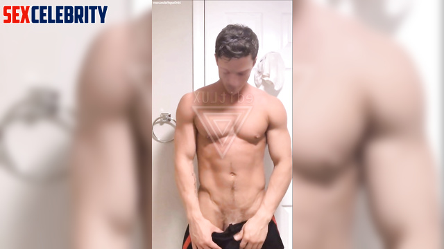 Sexy Tom Holland hot scene jerking off near the mirror