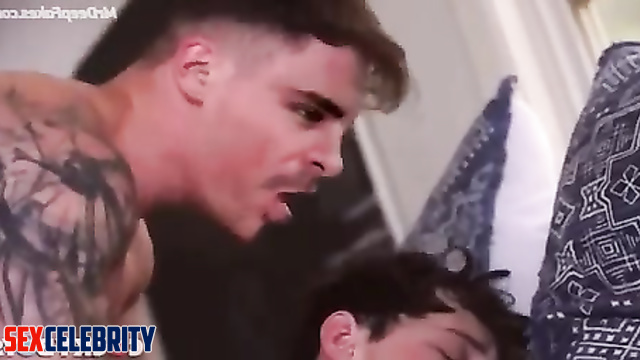 Zac Efron puts a dick in Tom Holland's ass [deepfake]