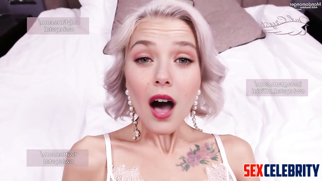 AI Elizabeth Olsen got a tattoo, dyed her hair blonde and fucked [PREMIUM]