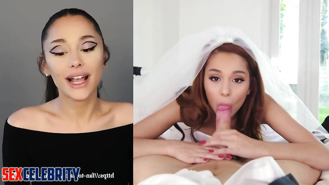 Deepfake porn - Ariana Grande made blowjob before wedding [PREMIUM]