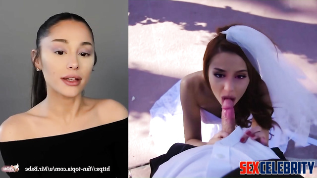 Deepfake porn - Ariana Grande made blowjob before wedding [PREMIUM]