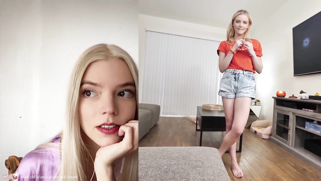 Fake Anya Taylor-Joy came to neighbor for hard fuck [PREMIUM]