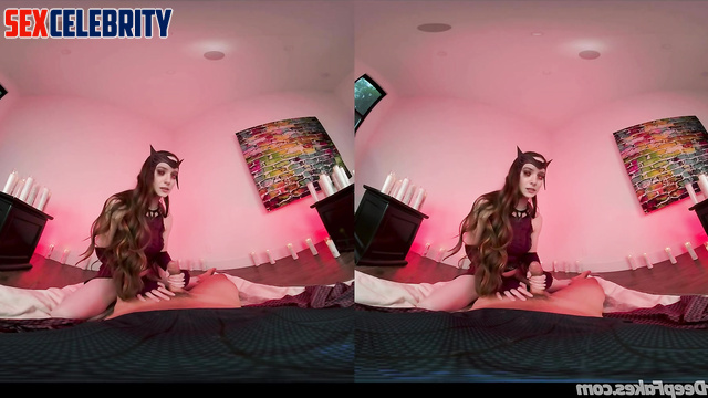 VR porn with Scarlet Witch (Elizabeth Olsen)