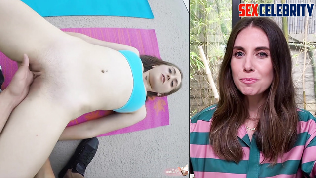 Alison Brie commenting her nice fuck in gym - fake [PREMIUM]