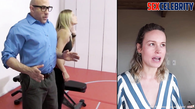 Brie Larson likes sex after workouts (cum on face), deepfake [PREMIUM]