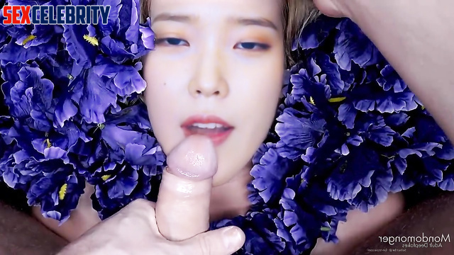 Fake babe IU juicy blowjob in flowers // 아이유 섹스 장면 [PREMIUM]