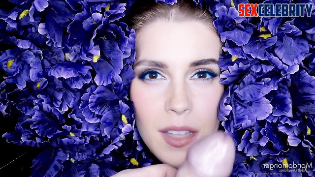 Fake Emma Watson in porn video (blowjob inside flowers) [PREMIUM]