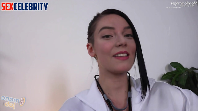 Sexy nurse Anya Taylor-Joy sucks dick in hospital, ai [PREMIUM]