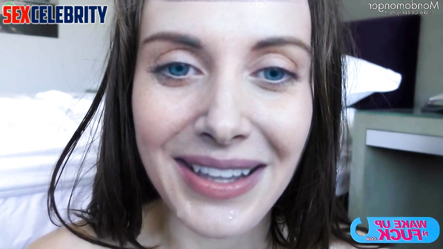 Many facial sex scenes - hot Alison Brie eats sperm [PREMIUM]