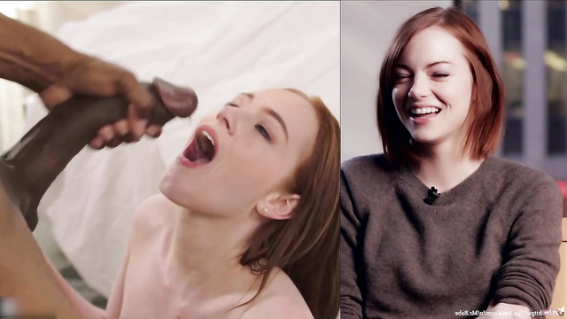 Interracial orgasming sex experience of exciting deepfake Emma Stone [PREMIUM]