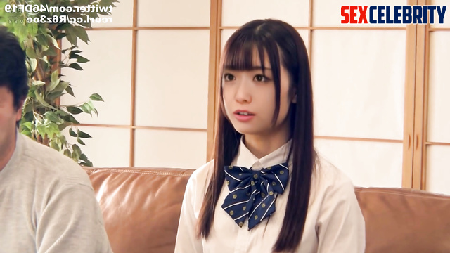 Fake Matsumura Sayuri (松村沙友理 乃木坂46) schoolgirl fuck teacher old fart [PREMIUM]