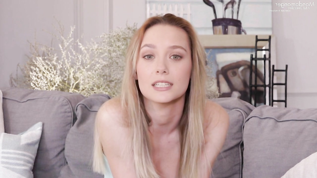 AI Elizabeth Olsen undressed in front of the camera and masturbates [PREMIUM]