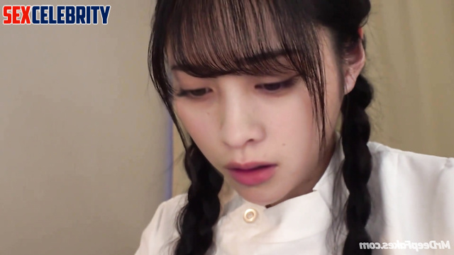 Kanna Hashimoto played with dick and nipples patient - 橋本 環奈 セックスシーン