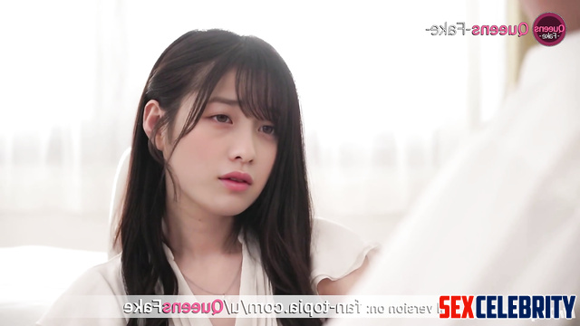 Kanna Hashimoto, sweet brunette forced to suck - deepfake (橋本 環奈 性別)