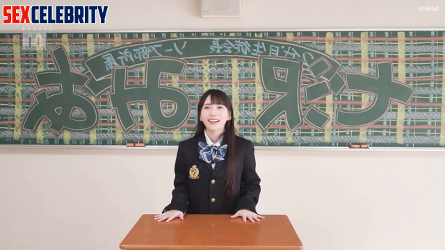 Cute fake Ju Jingyi (中國人 鞠婧禕) earns good marks from her teacher [PREMIUM]