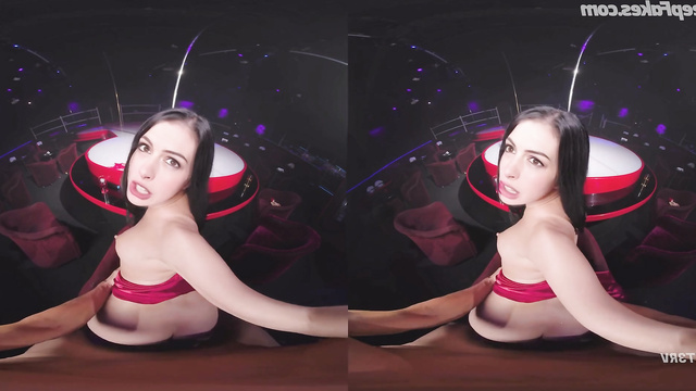 Hot doggystyle sex with Anne Hathaway in VR || AI fakes