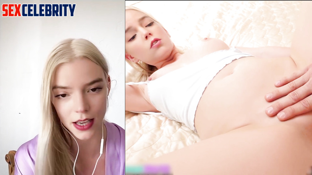 Real fakes/ Anya Taylor-Joy can't resist a big cock in her mouth [PREMIUM]