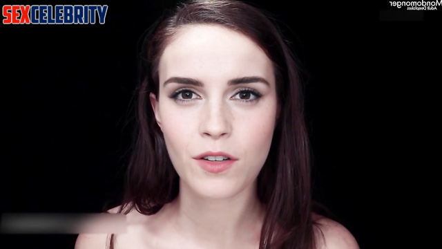 Hot whore Emma Watson wants to fuck and tells about it, sex tape