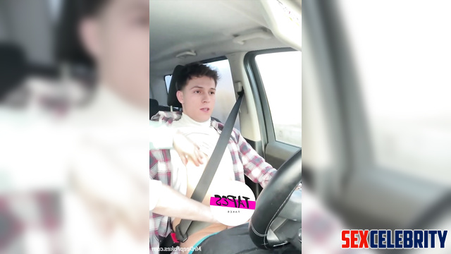 Tom Holland gets handjob & blowjob while driving a car /deepfakes