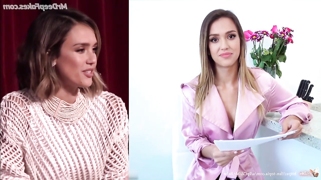 Applying for a job is easy for a slut like Jessica Alba - face swap