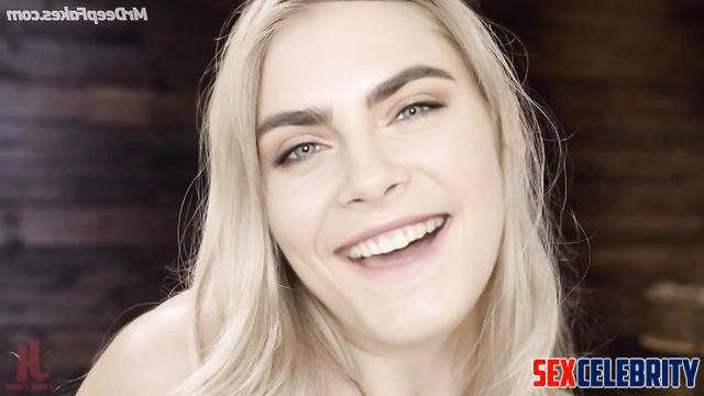 Dildo machine experience - Cara Delevingne face swap