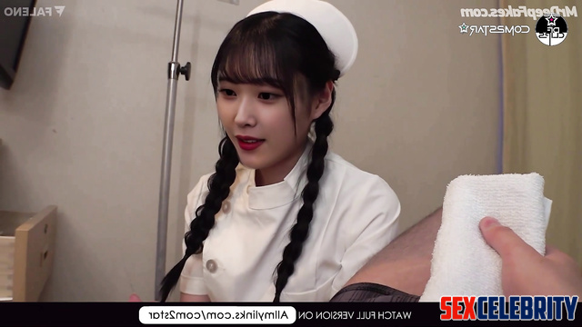 Too much working makes pigtailed nurse horny - IU 이지은 딥 페이크 에로틱