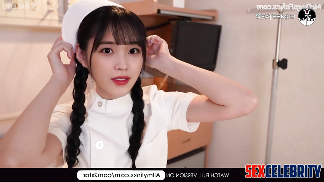 Too much working makes pigtailed nurse horny - IU 이지은 딥 페이크 에로틱