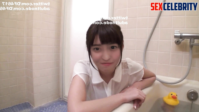 J-pop idol Endo Sakura footjob in the bath / 遠藤 さくら 乃木坂46 フェイクポルノ