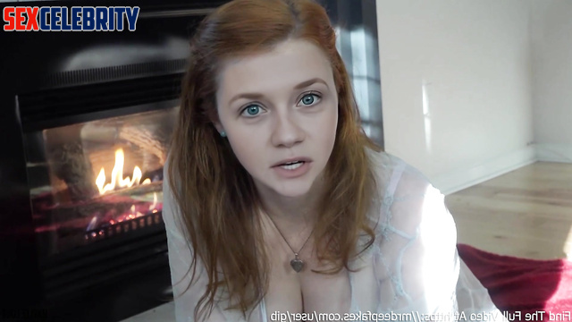 Redhead slut sucks your juicy dick, pov sex scenes with Bonnie Wright