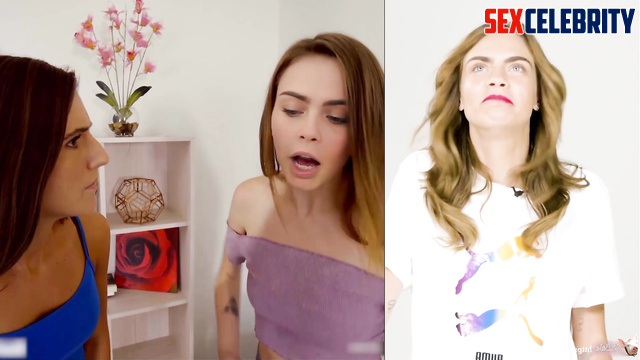 Cara Delevingne takes a punishment from stepdaddy // real fakes [PREMIUM]