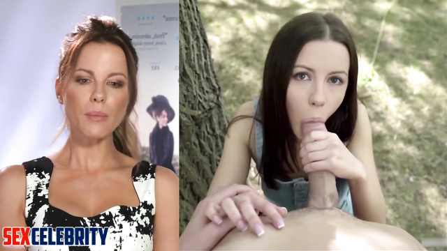 Fake Kate Beckinsale enjoys incredible sensations from a stranger's dick