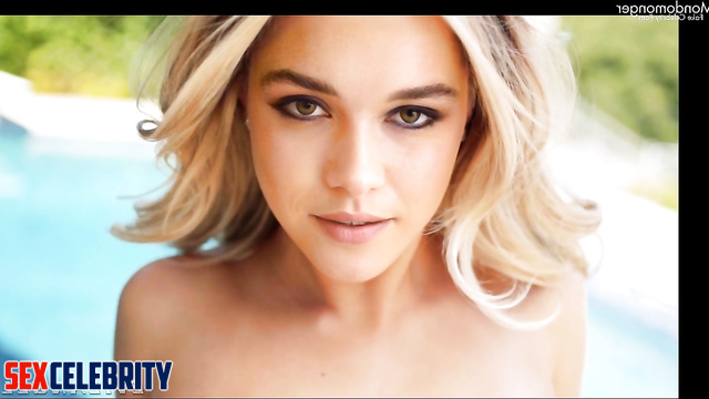 Gangbang for juicy blonde slut Florence Pugh - celebrity sex