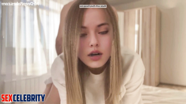 Hot booty of Kristina Pimenova is perfect for fuck in doggy fake porn