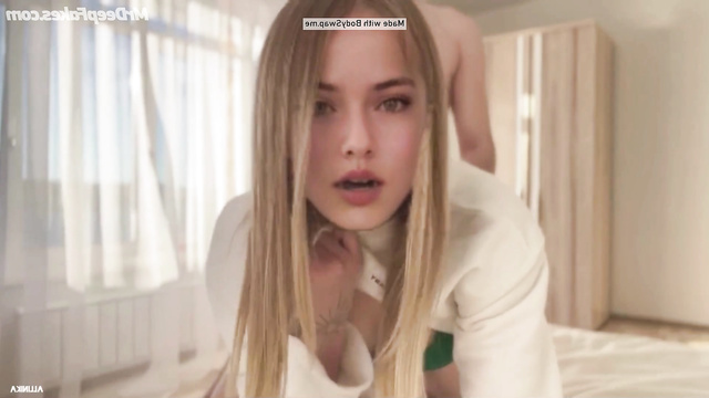 Hot booty of Kristina Pimenova is perfect for fuck in doggy fake porn