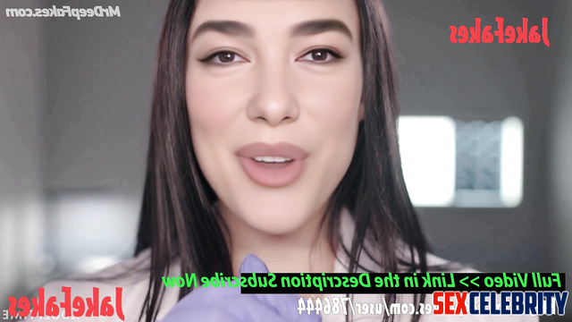 Dirty talking MILF Dua Lipa knows how to use her tongue [AI porn]