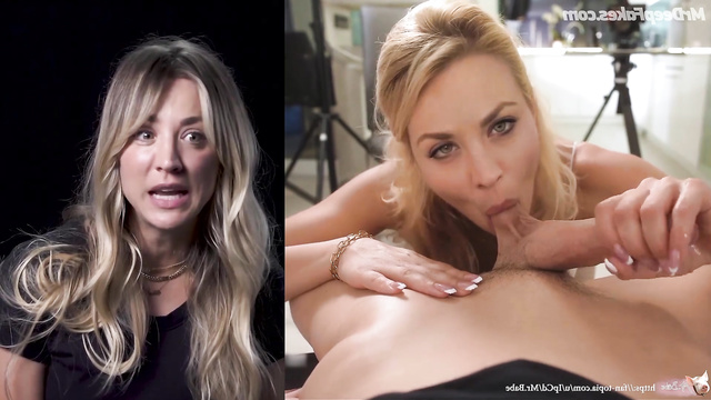 Rough anal riding and doggy POV - Kaley Cuoco deepfakes