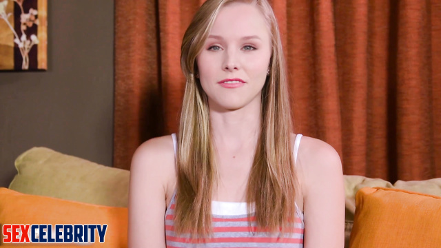 First casting couch experience - Kristen Bell face swap