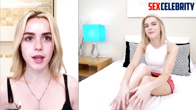 Kiernan Shipka after fucking got cum in mouth - fake porn