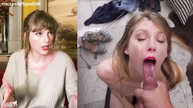 Cute teen gets huge facial at porn casting - fake Taylor Swift