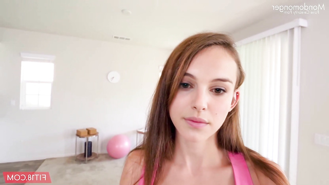 Small teen chose to fuck instead of training - fake Natalie Portman