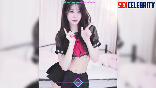 Schoolgirl Wonyoung (아이브 딥 페이크 에로틱) having fun after school - fakeapp