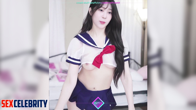 Sexy dance for her music teacher - schoolgirl Minju (김민주 아이즈원) solo A.I.