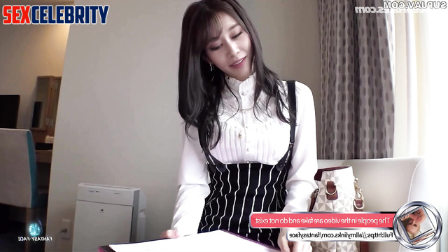 Horny Korean teacher got her way // Jiyeon (지연 티아라) fakeapp