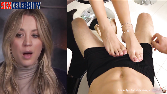 Lustful blonde Kaley Cuoco got everything she dreamed of - fake