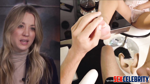 Lustful blonde Kaley Cuoco got everything she dreamed of - fake