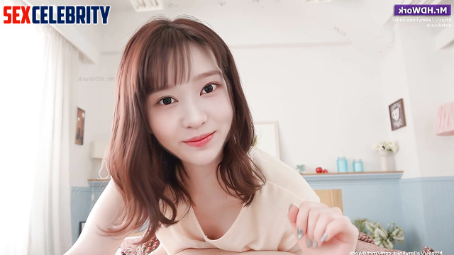 김민주 아이즈원 Minju wants to have fun with a strange sex toy / face swap