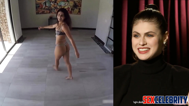 Hot slut Alexandra Daddario share your impressions of crazy fucking, AI