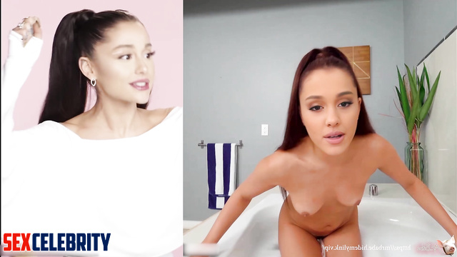 Ariana Grande fucking with her stepbro in a bath [deepfakes]