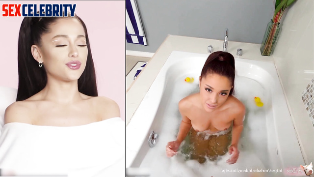 Ariana Grande fucking with her stepbro in a bath [deepfakes]