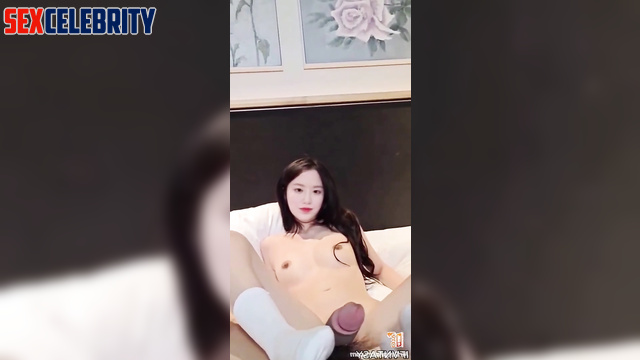 Pov hotel footjob in cute white socks (슈화 섹스 장면) Shuhua deepfake video